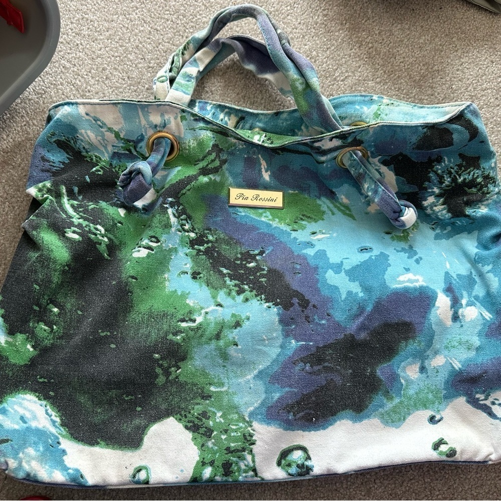 Pia Rossini Dominica Large Canvas Tote Bag
